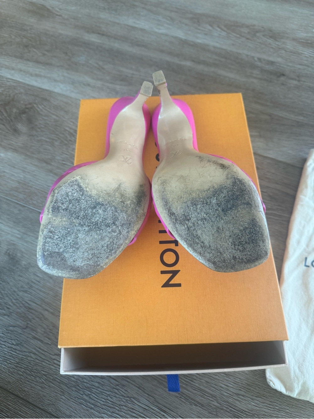 Louis Vuitton Fuchsia Monogram Padded Slide Mule heels  “Revival” EU 39 - Picture 5 of 6